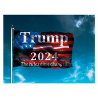 EE.UU. Stock 90 * 150cm Trump Flag 2024 Banner de bandera de la elección Donald Trump Mantenga América Gran otra vez 5 estilos Bandera de poliéster