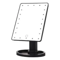 المرايا المدمجة أضواء مرآة ماكياج شاشة تعمل باللمس الجدول مخصص الصمام ضوء بطاريات كابل USB تستخدم 22