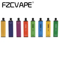 FZCVAPE MAX monouso del dispositivo di pod del pod e sigaretta 2000 sbuffi da 1000 mAh batteria 5ml cartuccia preried cartuccia vape pendense bastone 100% originali57