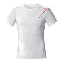 الرجال T -Shirts ضغط التجفيف السريع ضيقة تنفس تنفس بولو عالية الامتداد تيز الرياضة اللياقة البدنية الجري بأكمام قصيرة تي شيرت