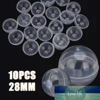 10 teile / satz Transparent PP-Verkaufsautomat Leere runde Bälle 28mm Durchmesser Festliche Partei liefert