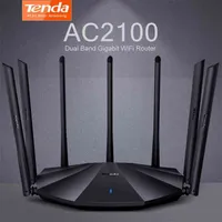 Tenda AC23 Dual Band Gigabit WiFi AC2100 Router IPv6 Home Covelage Wireless 4x4MU-MIMO VPN Support 25 ~ 35 Urządzenia Chińska wersja 210607