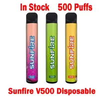 Originele Sunfire V500 Disposable E-sigaretten met 2ml Prefuled Pods 500mAh oplaadbare batterij Cake XL Aokit Glow Stick A29