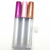 100 pz 10ml opaco capsula rosa lipglossing contenitori contenitori cosmetici labbra smalto labbra olio bacchetta tubi trucchi labbra lucida