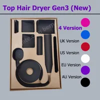 EU / VS / UK Versie 3e Generation 3 Geen Fan Haardroger HD03 Professionele Salon Gereedschap Flow Dryers Heat Snelle Snelheid Blower Hairdryer