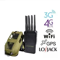 WiFi GPS 2G 3G 4G Signal Jam Ming Blo Cker Shielding Sekretessskydd En TI-Tracking Tracking Belt Svart bil strömförsörjning bildelar
