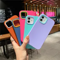 Multi Color Phone Cases Silikon-Haut-Gefühl-Gefühl der Abdeckung dauerhafter Anti-Fall-Beschützer für iPhone 13 13PRO max 12 12PRO 11 11PRO X XR XS 7 7PLUS 8 8PLUS