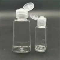 30 ml 60 ml Pet Plastic fles met flip cap lege hand sanitizer flessen vulbare cosmetische container voor lotion vloeibare verpakking