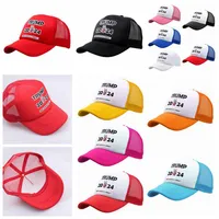 Trump 2024 Baseball Hats US President Election Trump Caps Keep America Great MAGA Mesh Snapbacks Summer Visor Caps Party Hats