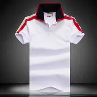 2001 New Mens стилист рубашки поло роскошные Италия мужская дизайнерская одежда с коротким рукавом мода мужская летняя футболка азиатский размер M-3XL KK55