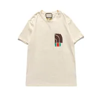 2021 Mode Klassische Luxus Rundhals-T-Shirt Polo-Hemd Lose Kurzarm-T-Shirt Mercerized Cool Baumwoll-Poloshirt