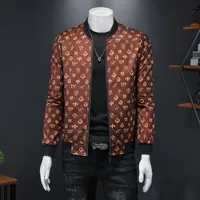 2021 Moda Classic Man Luksusowa DE-Jacket i Drukowana Kurtka Stylsh Streetwear Baseball Odzież 9URM