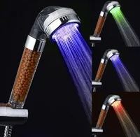 7 색 목욕탕 샤워 조정 가능한 샤워 헤드 고압 절약 물 욕실 음이온 필터 샤워 스파 노즐 DHL