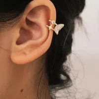 Stud Ohrringe Brincos Para As Mulheres Earringar Mode Smycken 2021 Klipp på örhängen Feminino Pendiente Hombre Söt