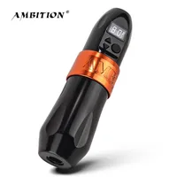 Ambition Boxster Professionell Trådlös Tattoo Machine Pen Stark Corless Motor1650 MAH Lithium Batteri för Artist 220224