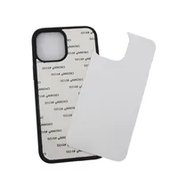 Sublimation Phone Case voor iPhone 12 11 Pro Max XS XR TPU Bumper Aluminium Blank Priting Back Cover DIY Design Case