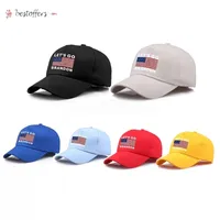 DHL YENİ !!! Hadi Brandon Pamuk Baskı Beyzbol Şapkası Kişiselleştirilmiş Amerikan Bayrağı Kap Açık Güneş Şapka B0107