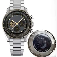 Classic Mens Watch 50th Anniversary Automatic Mechanical Movement 007 Дизайнерские часы Space Montre de Luxe из нержавеющей стали роскошные наручные часы мужского пола.