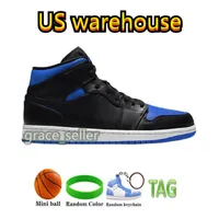 2021 University Blue 1 Basketbal Schoenen VS Warehouse Snelle levering 1S Hoge Electro Orange UND Lichtrook Grijze Hyper Chicago Patent Bred Royal Teen Sneakers met doos
