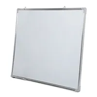 Magnetisch whiteboard schrijfbord enkele kant met pen wis magneten knoppen voor kantoorschool 50x35cm aluminium frame 210312
