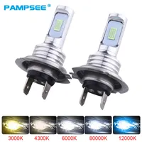 Kaufe 2Pcs H1 H3 LED Scheinwerfer Birne 60W 20000LM 6500K H27 880 881 CSP  für Auto Mini scheinwerfer Fernlicht Licht Auto Diode Nebel Lampen 12V  Automobil