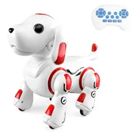 التحكم عن بعد 2.4 جيجا هرتز روبوت الكلب جرو ذكي الذكية التفاعلية الغناء الرقص للبرمجة لعب الأطفال هدية عيد