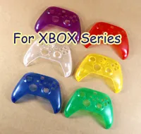 Coffrette de rechange de remplacement avant avant pour contrôleur Xbox Series X S Couvercle de la plaque frontale transparente