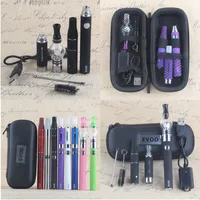 MOQ 5Pcs E Cigs eGo EVOD 3 in 1 Starter Kit Wax Dry Herb E-liquid Atomizers MT3 AGO G5 Glass Globe Vaporizer Vape Pens