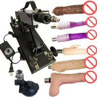 Akkajj Automatic Sex Machine Gun för Kvinnor Trevmassage med alla MULT XLR-bilagor