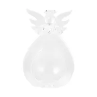 Ljushållare 6PCS Tealight Lampshade Glass Shade Angel Modeling Clear Holder