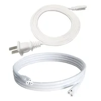 Cable del cable de alimentación para el tubo T8 LED Cultive la luz con el interruptor de apagado 3pin Conector de tubo integrado Cable de extensión EU