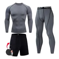Мужчины сжатие набор MMA с длинным рукавом футболка мужские узкие брюки фитнес бодибилдинг одежда чешуек топ Rashguard спортивный костюм мужчины 211006