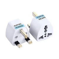 EE.UU. UE AU a UK AC Power Plug Converter Adaptador de viaje Adaptador Outlet Socket del convertidor 1000pcs / lot