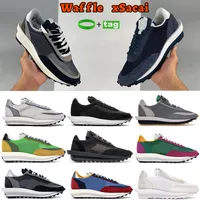 Ld waffle xsacai zapatos de correr negro nylon verde azul múltiples cumbre blanco lx metálico pino verde coágulo fresco gris hombres mujeres zapatillas de deporte US 5.5-11