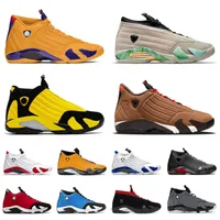 High Quality Jumpman 14 14s XIV Basketball Shoes For Mens Fortune Winterized Light Graphite Candy Cane Gym Red Toro Designer Sports Sneakers Trainers Size 40-47