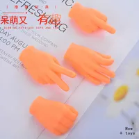 Adult Kid Novelty Toys Funny Mini Hands Creative Finger Fidget Toys Soft Small Hand Tease the Cat Pet Toy Halloween Gift