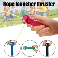 Party Favorit Rope Launcher Propeller Zip String Push Thruster Controller Cord Shooter Cool Kid Present Props Handheld Electric Toys Tiktok