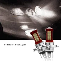 Bilens strålkastare 2st H4 LED 40W 10000LM Headlight Lampor Voiture Beam Lampa 6500k Vit ljus tillbehör släpper bil