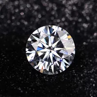 Real 0.1ct To 6ct D Color Loose Gemstones Moissanite Stones Round Diamond Test Pass Lab Diamonds For Ring Gems With Certificate H1015