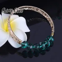 Bangle Cring Coco كريستال أساور Samoan Hamilto مطلية بالذهب أساور هاواي سوار مجوهرات بالجملة بولينيزي -نساء