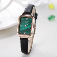 Wristwatches Lism Woman Watch 2021 Brak pochodzenia G D Gle VDO Prostokąt Projektant Luksusowy CN Hanah Martin de Relojes Para Mujer Pu