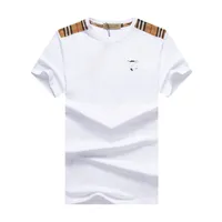 Herrenbekleidung Kurzarm T-Shirts Polos Herren T-Shirts Sommer Einfache Symbol Hohe Qualität Baumwolle Lässige Massivfarbe T-Shirt Männer Mode Top M-3XL @ 55