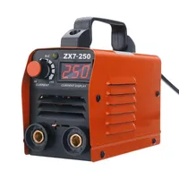 Large Machinery & Equipment ZX7-250 220V 250A Mini Electric Welding Machine Portable Digital Display MMA ARC DC Inverter Welder For Home DIY