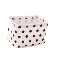 Tuval depolama kutuları kumaş masaüstü kutusu bebek oyuncak makyaj pusaraları organizatör kasa çantası 1221269