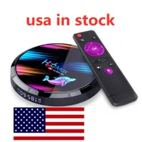 الولايات المتحدة الأمريكية في المخزون H96 MAX X3 TV Box 8K BT4.0 Media Player Amlogic S905X3 Android 9.0 4 جيجابايت RAM 32GB ROM