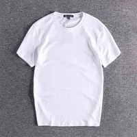 98201 7 Colors T-Shirt For Men Classic Vintage Trendy Simple Casual Youth Cotton High Quality O-Neck Washing All-Match Tees Tops H1218