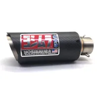 Système d'échappement de moto 51mm universel Yoshimura Fibres de carbone de silencieux de la tuyauterie de tuyau de tuyau de Moto Racing pour mt07 mt09 R6 R3