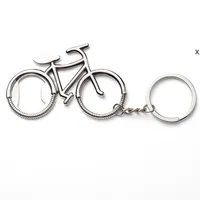 Ouvre-bouteille de bière en métal avec porte-clés à vélo mignon vélo porte-clés porte-clés à clés pour amant motard bouteilles cadeau créatif pour cyclisme LBF1409