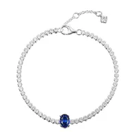 Sparkling Pave Tennis Bracelet Argent 925 Sterling Silver Link Chain Bracelets for Women Fashion Jewelry Diy Pulseras New