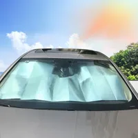 Автомобиль Sunshade Sun Shate Cover Block Block Anti-UV Window для внедорожника SEV Sedan Hatchback Фронтальная складная пленка